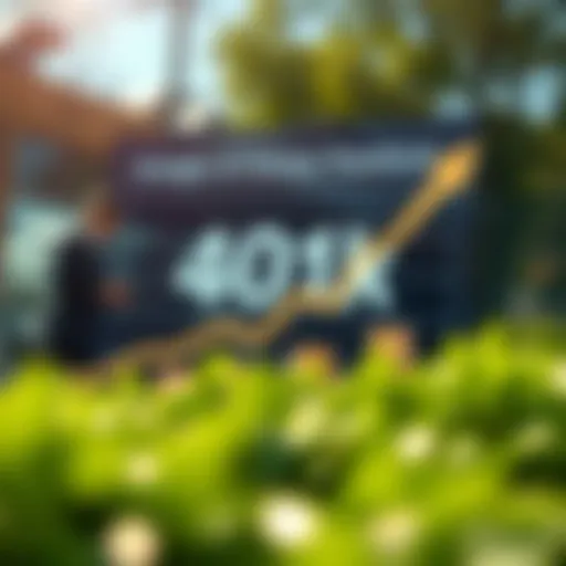 Visual representation of 401k growth strategies