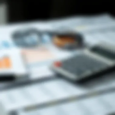 Utilizing Financial Tools for Bond Investment Calculator and financial documents representing bond calculations