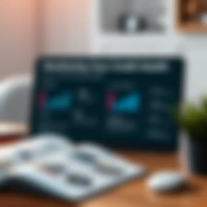 An infographic detailing how to monitor credit health