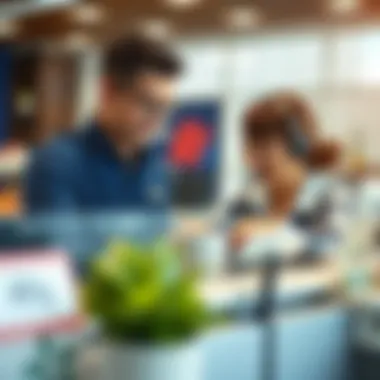 Visual representation of customer service interactions at Ally Bank