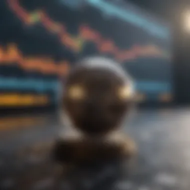 Visual representation of forecasting techniques for stock markets