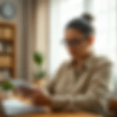 Understanding Personal Financial Goals for Retirement Person analyzing financial goals and retirement plans