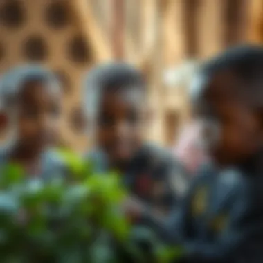 Creating Lasting Change in Children's Lives Children benefiting from donations in a community development project.