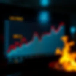 Graph showing the upward trend in oil prices over the last year