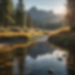 Scenic view of a serene Idaho landscape