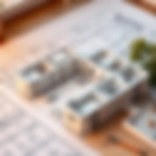 Apartment Building Layout Blueprint of an apartment building layout showcasing potential for investment