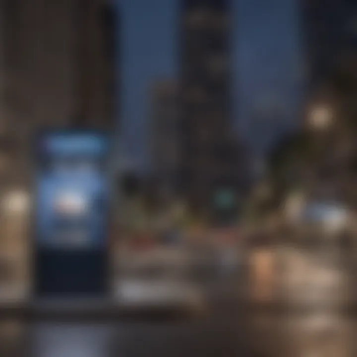 Capital One ATM with Cityscape Background