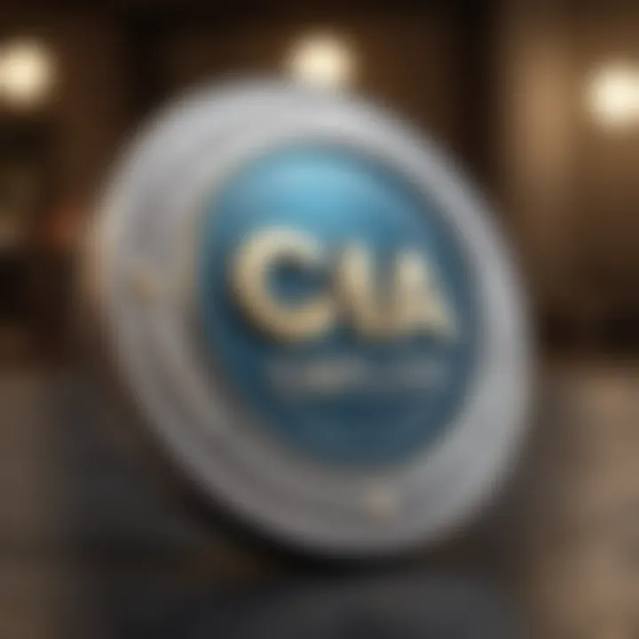 Illustration showcasing CMA certification badge