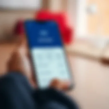 User-Friendly Design of the USAA App Overview of the USAA app interface showcasing its user-friendly design