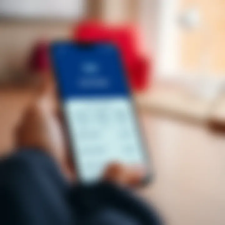 User-Friendly Design of the USAA App Overview of the USAA app interface showcasing its user-friendly design