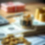 Financial planning concept with retirement savings