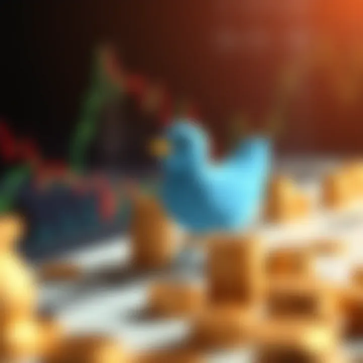 Illustration of investment strategies for Twitter stock trading