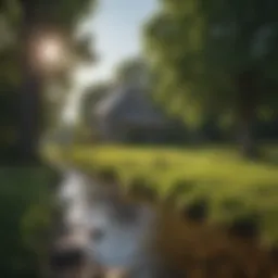 Scenic view of Vermont countryside showcasing the essence of real estate