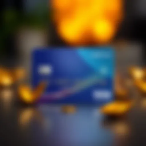 Credit Card with Bonus Offers An attractive credit card with enticing bonus offers displayed prominently.