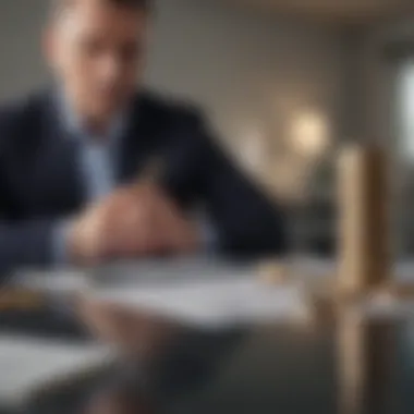 Making Informed Investment Decisions A thoughtful investor reviewing bond investment options