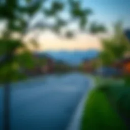 A picturesque view of a new home community in Utah showcasing affordable housing options