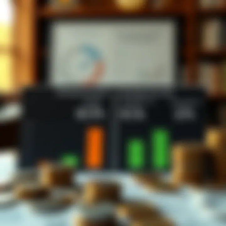 Comparison chart of high-interest versus traditional savings accounts