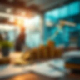 A conceptual illustration of financial growth