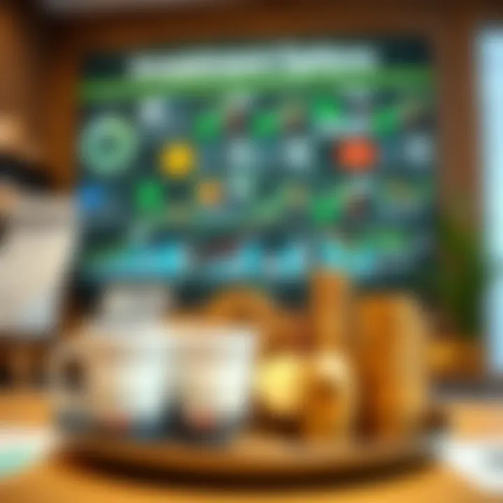 Visualizing Investment Options Diverse investment options displayed visually