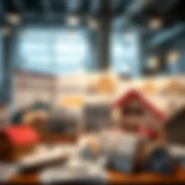 Diverse mortgage products on display