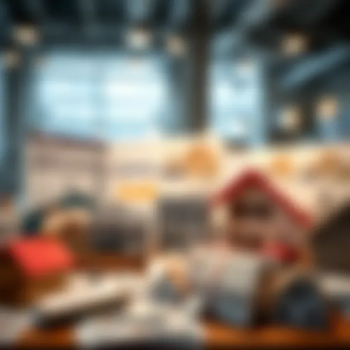 Diverse mortgage products on display