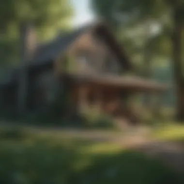 Cozy cottage nestled in scenic countryside