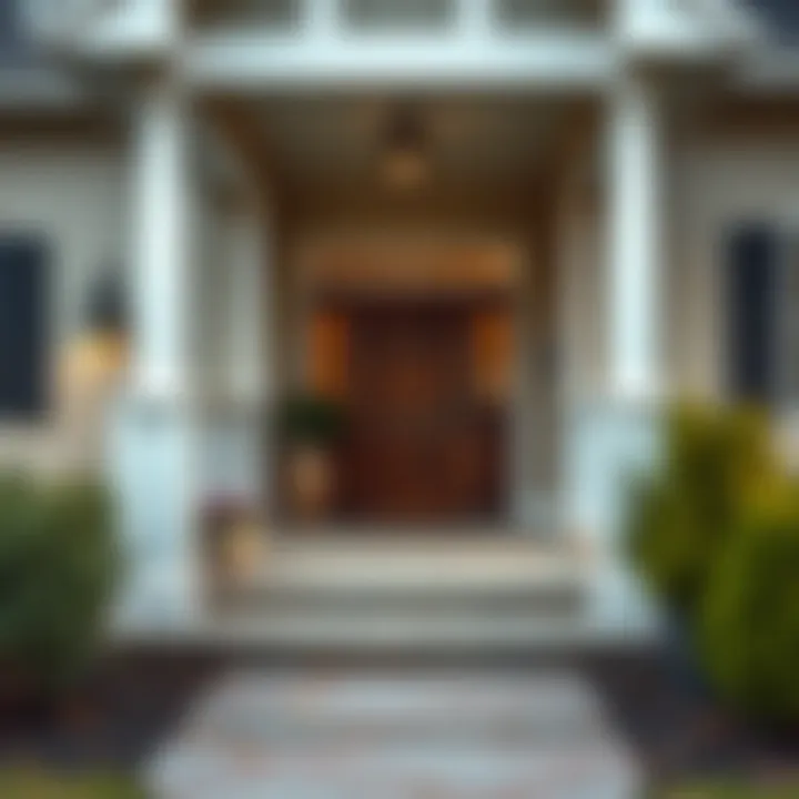 New Beginnings in Homeownership A welcoming front porch symbolizing new beginnings