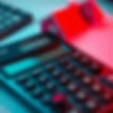 Modern mortgage calculator interface