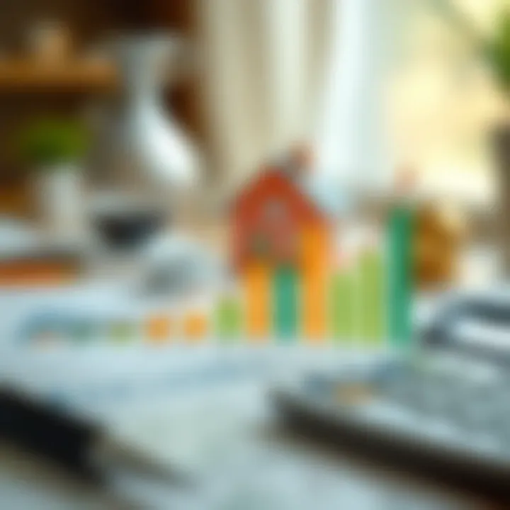 Graph showing mortgage payment breakdown