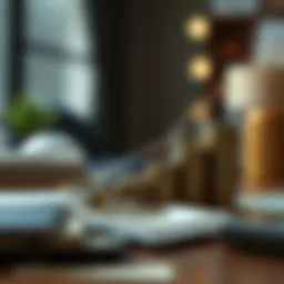 Financial growth illustration for education savings