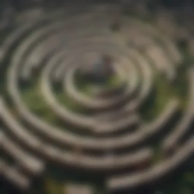 Navigating the Maze of Student Loan Minimum Payments Illustration depicting financial maze symbolizing complexity of student loan minimum payments