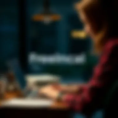 Visual representation of tax filing options available for freelancers