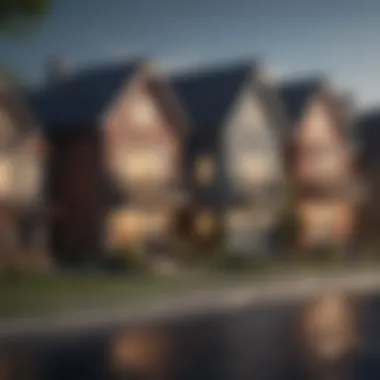 Infographic showcasing various housing types