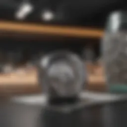 Visual representation of fractional investing concept