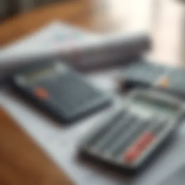 Financial Assessment Tools Financial calculator and documents