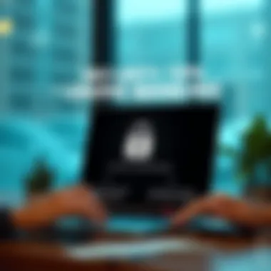 Infographic displaying security tips for online banking