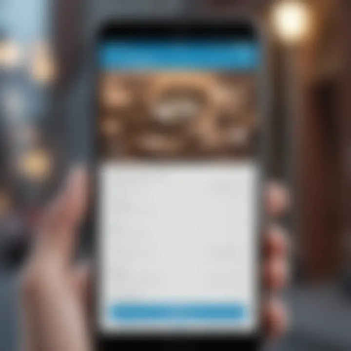 User interface of the Venmo app showcasing the transfer feature