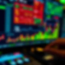 A diverse range of financial assets on a digital screen