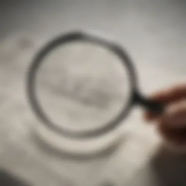 Illustration of a magnifying glass revealing hidden strategies for tax refunds