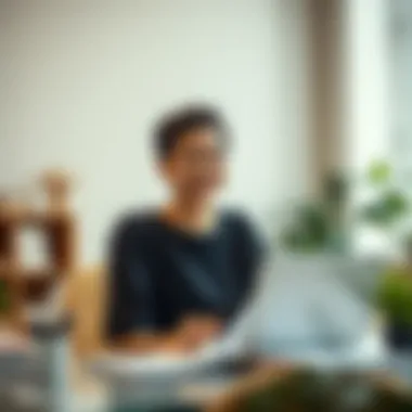 Empowering Financial Literacy Through Accurate Reporting Illustration of a confident individual managing finances