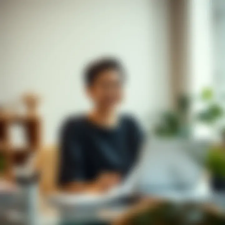 Empowering Financial Literacy Through Accurate Reporting Illustration of a confident individual managing finances