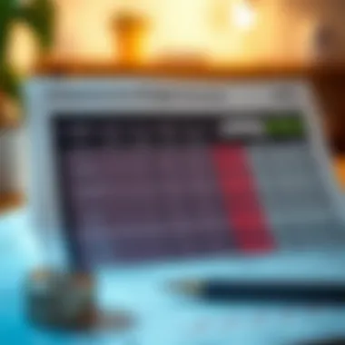 Comprehensive Budget Overview Detailed budgeting spreadsheet showcasing income and expenses
