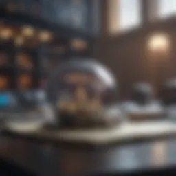 Futuristic Financial Planning Concept
