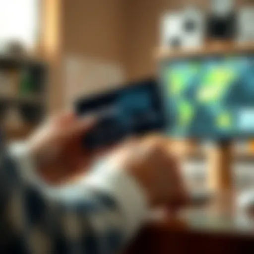 A graphic representation of online credit card payment options