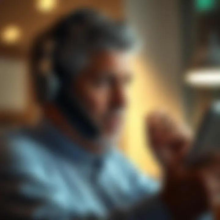 Person making a phone call for assistance