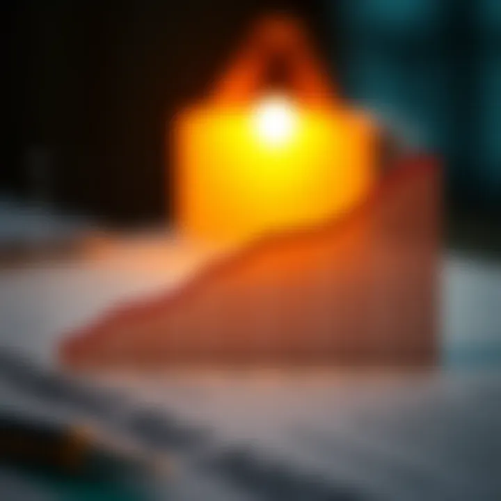 Graph illustrating credit score impact on mortgage eligibility