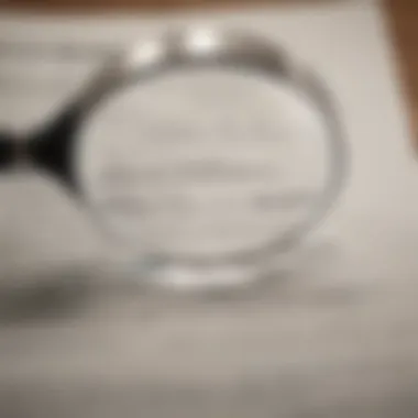 Magnifying Glass on Mortgage Terms