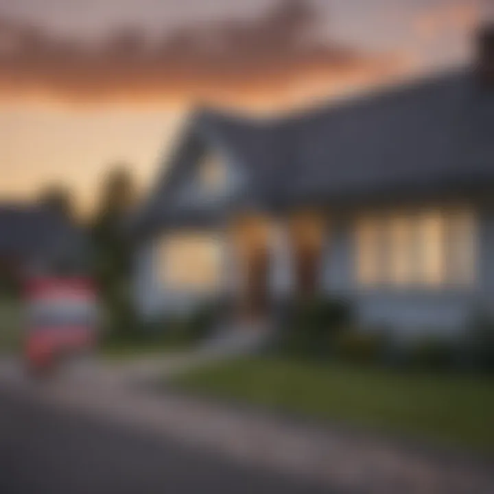 A beautiful house with a sold sign in front