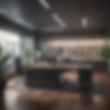 Corporate Success Environment A modern office environment symbolizing corporate success