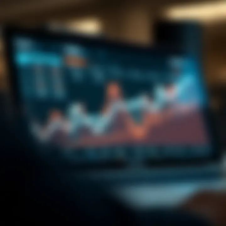 Graph depicting performance tracking of investments